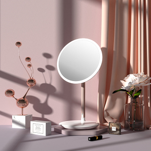 Mirror Jiujiu - Espejo de maquillaje de escritorio LED